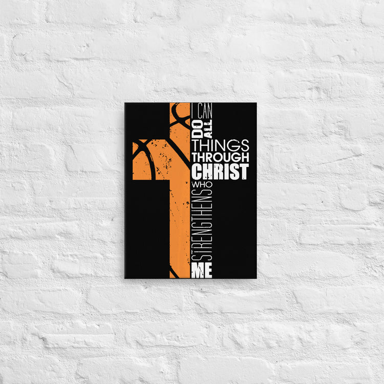 Faith & Basketball Canvas