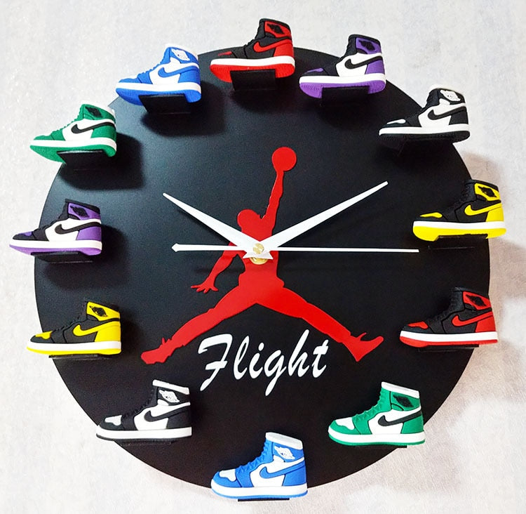LED Basketball Shoes Wall Clock