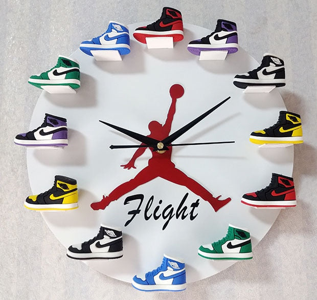 LED Basketball Shoes Wall Clock