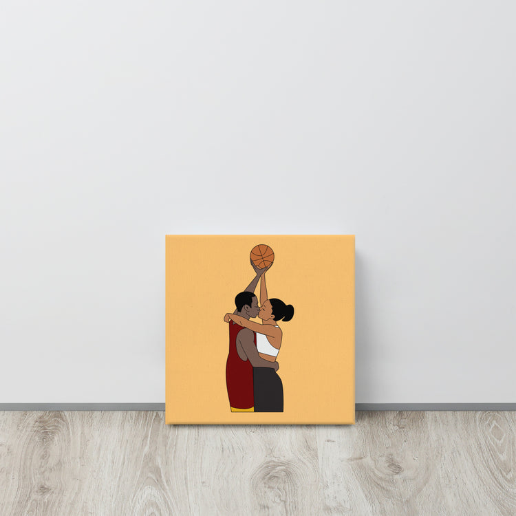 Love/Basketball Canvas