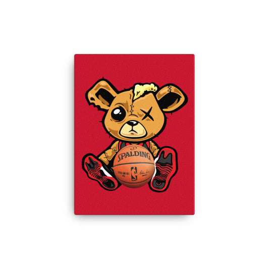 Teddy Bear Hooper Canvas