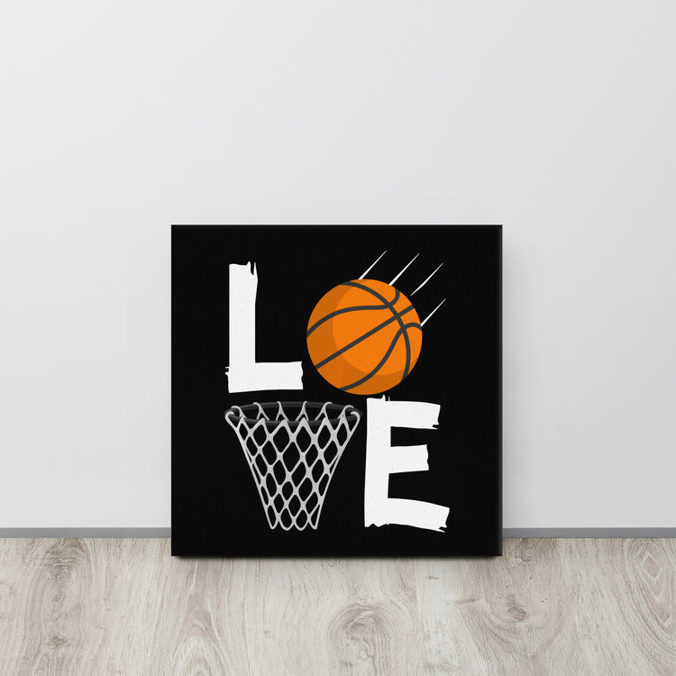 Love Basketball Canvas