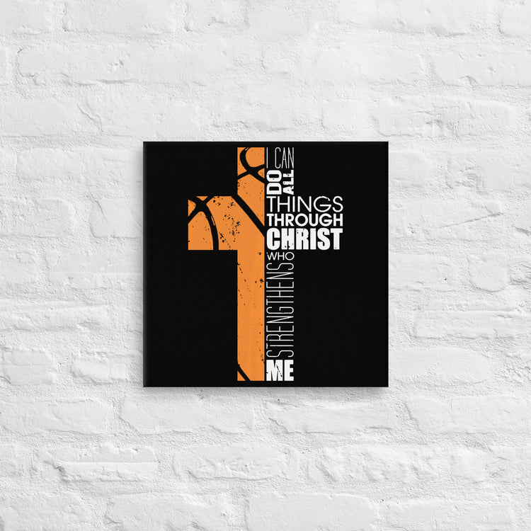 Faith & Basketball Canvas