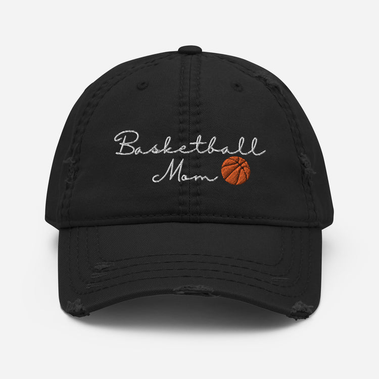 Basketball Mom Distressed Hat
