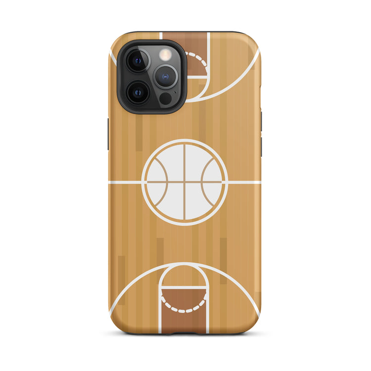 Wood Court Tough iPhone case