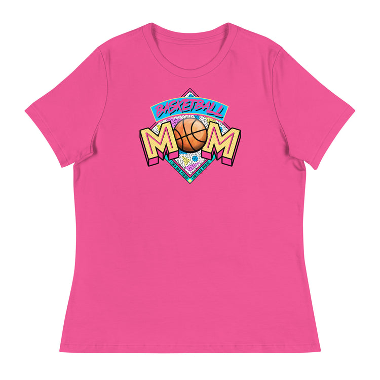 Retro Basketball Mom Women's Relaxed T-Shirt